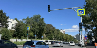Светофорный объект заработал на новом пешеходном переходе на улице Ивановской во Владивостоке - Администрация г. Владивостока
