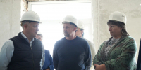 Губернатор Иркутской области Игорь Кобзев проверил ход капремонта в школе № 48 Нижнеудинска - Правительство Иркутской области