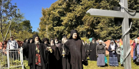 В Свято-Михайло-Афонской пустыни почтили память иеромонаха Пантелеимона (Воробьева) - Епархия