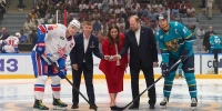 «Трибуна героев» открылась на первом домашнем матче ХК «Сочи» - Sochi24.tv