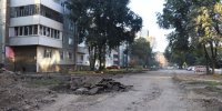 На улице Комарова в Абакане продолжается капитальный ремонт - ИА Хакасия