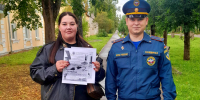 Специалистами ОНДиПР  проведен профилактический рейд в   городе Дно - МЧС Псковской области