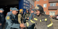 В Павловском Посаде состоялись проводы заместителя начальника пожарной части Александра Свисткова на заслуженный отдых - Павлово-Посадский район