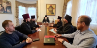 Митрополит Корнилий возглавил совещание в епархиальном управлении - Архангельская епархия