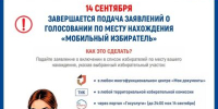 14 сентября — последний день подачи заявлений о голосовании по месту нахождения - Российская Нива