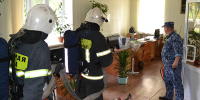 В суражской колонии-поселении № 3 прошли пожарно-тактические учения - УФСИН