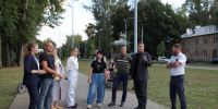 Продолжается благоустройство Гвардейского сквера - Городская Дума