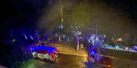 Ночной пожар в Крыму унес жизни мужчины и женщинывидео - Комсомольская Правда
