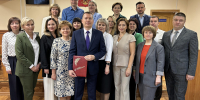 Коллектив суда поздравил судью Ленинского районного суда г.Саранска  Чибрикина Алексея Константиновича с юбилеем - Ленинский районный суд г. Саранска