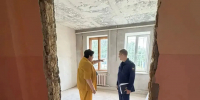 В Курском районе подрядчик отстает от графика ремонта Рышковской школы - Курская правда