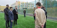 «Поле — самое лучшее в городе»: в гимназии № 39 завершен ремонт спортплощадки - Полуостров Камчатка