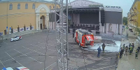 В Твери ликвидируют возгорание на Театральной площади - Афанасий-биржа