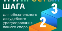 Три простых шага досудебного урегулирования споров полученных от АНО "СОДФУ". - Администрация