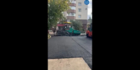В Обнинске начали укладывать асфальт на проспекте Ленина - Калужский перекрёсток
