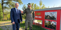 Михаил Дмитриков посетил места боевой славы в поселке Товарково - Законодательное Собрание