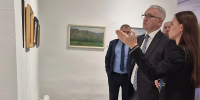Делегация Алтайского края посетила выставку картин Федора Торхова в Улан-Баторе - Администрация Алтайского края