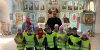 Экскурсия дошкольников вхрам в честь иконы Божией Матери «Казанская» города Мариинский Посад - Чебоксарско-Чувашская Епархия