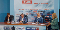 14 сентября 2026 года на ГТРК «Саратов» состоялся брифинг об обеспечении избирательных прав граждан в единый день голосования - Избирательная комиссия