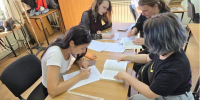 Сотрудники Свердловского краеведческого музея в рамках реализации грантового конкурса посетили Государственный архив Ростовской области - Администрация города Свердловска и Свердловского района