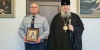 Митрополит Корнилий встретился с начальником УФСИН России по Архангельской области Максимом Трефяком - Архангельская епархия