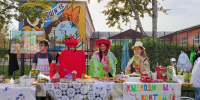 Золотая осень на школьном дворе: ярмарка в усольской школе №13 - Usolie-Citi.Ru