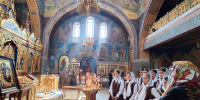 Семиклассницы Мариинки посетили Успенский монастырь в Красноярске 1 - Ачинское благочиние