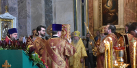 Преосвященнейший Евфимий, епископ Усманский, викарий Липецкой епархии, в сослужении с архипастырями совершил Божественную литургию в Исаакиевском соборе г. Санкт-Петербурга - Липецкая Епархия