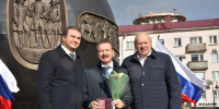 Как открывали шар "Держава" на площади Бухгольца - Вечерний Омск