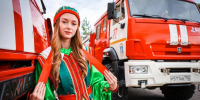Пожарные из Клина сменили форму на яркие костюмы ради конкурса - MosRegToday.Ru