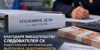В Новгородской области благодаря вмешательству следователей работникам организации выплачена задолженность по заработной плате - Следком Новгородской области