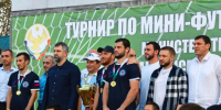 Джамбулат Гаджиев вместе с коллективом Минтранса поддержал участников футбольного турнира ведомств Дагестана - Министерство транспорта