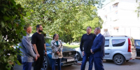 Владимир Токарев проверил восстановление дома в Новомосковске после атаки БПЛА - ИА Тульские новости