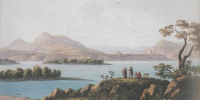 Мартынов А.Е. Вид Красноярска и реки Енисей. 1806 – 1810 гг. - Краевой краеведческий музей