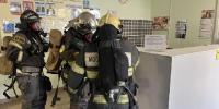 В Солнечногорске провели учения по тушению пожара в ФОКе - РТВ-Подмосковье