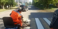 Дорожники приступили к нанесению пешеходных разметок с использованием термопластика - Балаковские вести