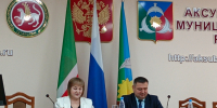Рабочий визит  Эндже Ниязовны Нигметзяновой, заместителя министра труда, занятости и социальной защиты Республики Татарстан - Аксубаевский район