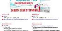 Информируем жителей города о том, что прививки от гриппа можно сделать в Искитимской ЦРБ: - Город Искитим