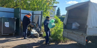В Копейске усиливают уборку контейнерных площадок от негабаритного мусора - Копейский рабочий