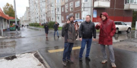 Выявлены замечания при благоустройстве на улице Ломоносова - Городской совет депутатов