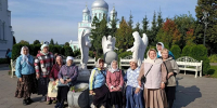 «Серебряные» добровольцы совершили паломническую поездку в Дивеево - Министерство труда и соцзащиты