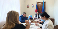 Личный прием Глава города Яна Пащенко провела совместно с руководителем прокуратуры Каменнобродского района - Город Луганск