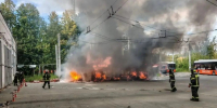 Электробус загорелся в Нижнем Новгороде - Нижегородская правда