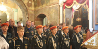 В Свято-Успенском кафедральном соборе во Владимире состоялась божественная литургия в честь иконы «Неополимая Купина» - МЧС