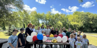 Сегодня в Долине ручья Тёплый Колодезь состоялась «Семейная зарядка» - Управление социальной политики