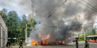 Электробус загорелся в Нижнем Новгороде 16 сентября - Сетевое издание Живем в Нижнем
