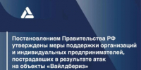 Утверждены меры поддержки для организаций и индивидуальных предпринимателей, пострадавших в результате атак на объекты "Вайлдбериз" - Министерство промышленности, предпринимательства и торговли