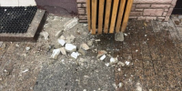 В Пензе произошло частичное обрушение фасада дома на улице Московской - SMI58.Ru