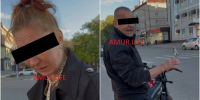 В ГИБДД прокомментировали ДТП в центре Благовещенска где мопед протаранил авто и уехал - Amur.Life