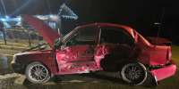 Под Абаканом жестко столкнулись Toyota и Hyundai - ИА Хакасия