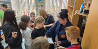 ПРОФИЛАКТИЧЕСКАЯ БЕСЕДА В ДЕТСКОЙ ШКОЛЕ ИСКУССТВ П. ОМСУКЧАН - Пожарно-спасательный центр
